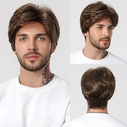 Lace Wig Masculino Fibra Premium