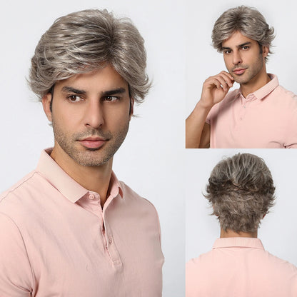 Lace Wig Masculino Fibra Premium