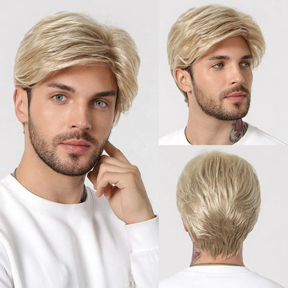 Lace Wig Masculino Fibra Premium