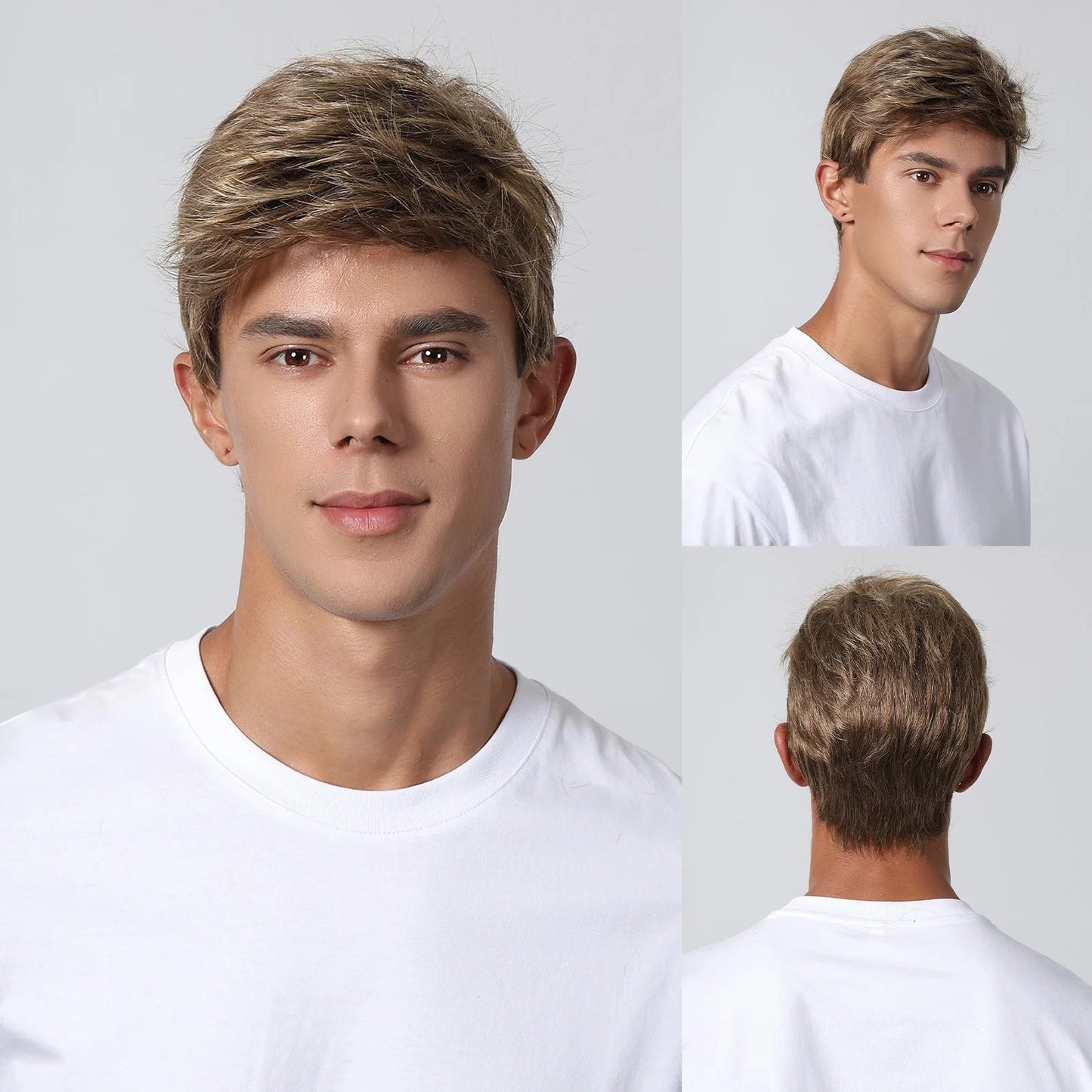 Lace Wig Masculino Fibra Premium