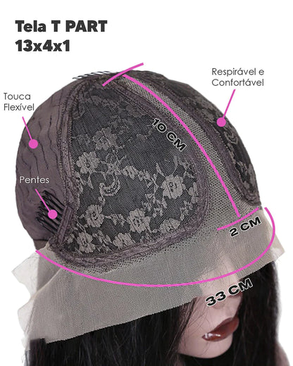 Lace Front Mariele Fibra Premium 65cm