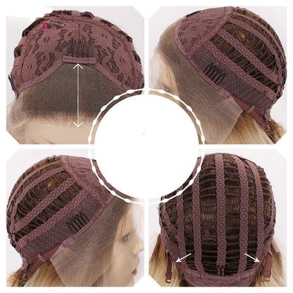 Lace Front Glória Fibra Premium Ondulada 70cm