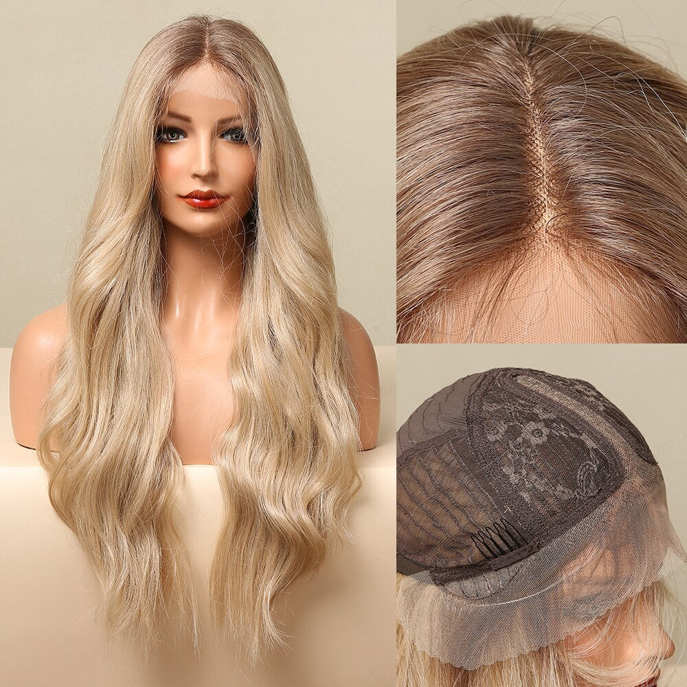 Lace Front Bruna Fibra Premium 65cm