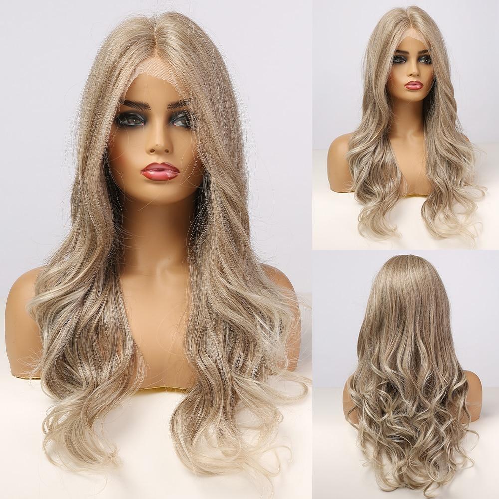 Lace Front Original Loiro Acinzentado 60cm