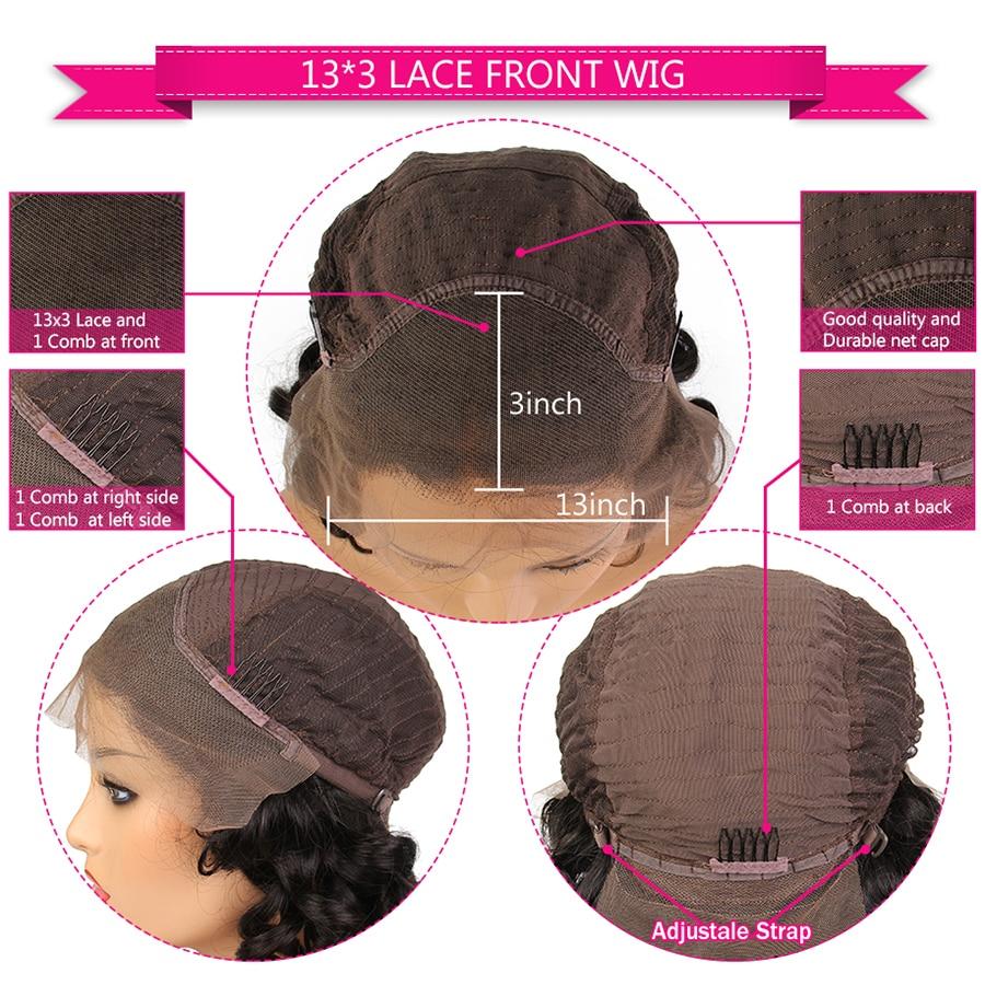 Lace Front Original Preta Ondulada Partição Livre 65cm