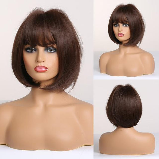 Lace Wig Curta Chocolate