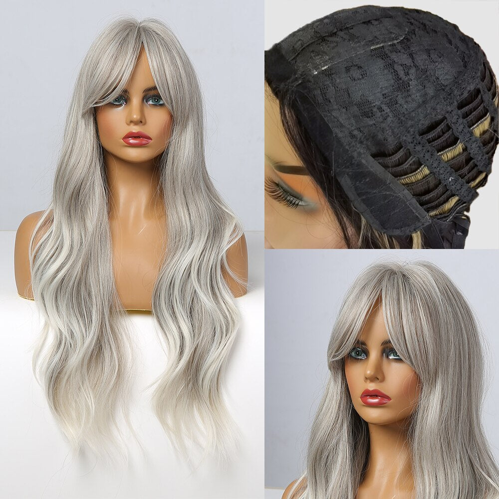 Lace Wig Marta Fibra Premium com Franja 65cm